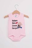 Babam Beni Çok Seviyor Bebek Zıbın | Pembe