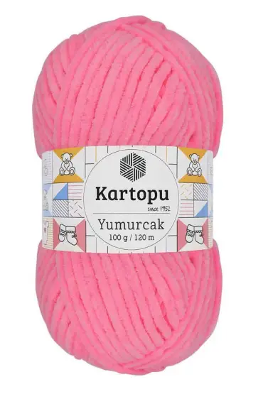 Kartopu Yumurcak El Örgü İpi  Şeker Pembe K773