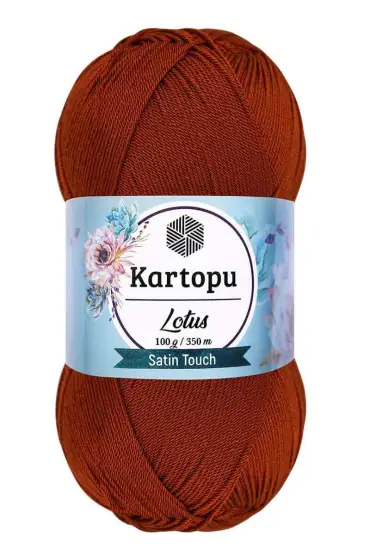 Kartopu Lotus El Örgü İpi  Taba K834