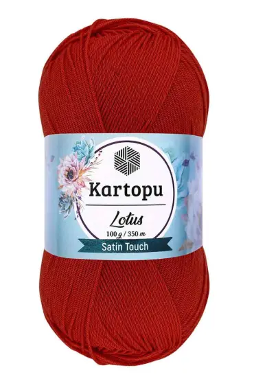 Kartopu Lotus El Örgü İpi  Nar Çiçeği K101