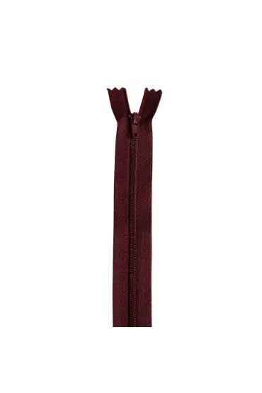 Etek Fermuarı 18 cm Bordo 01