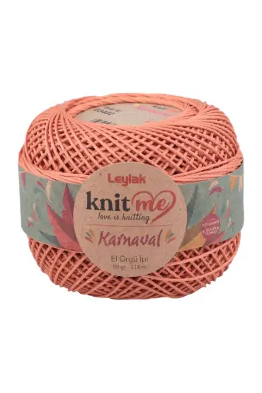 Knit me Karnaval El Örgü İpi Koyu Somon 03402 50 gr.