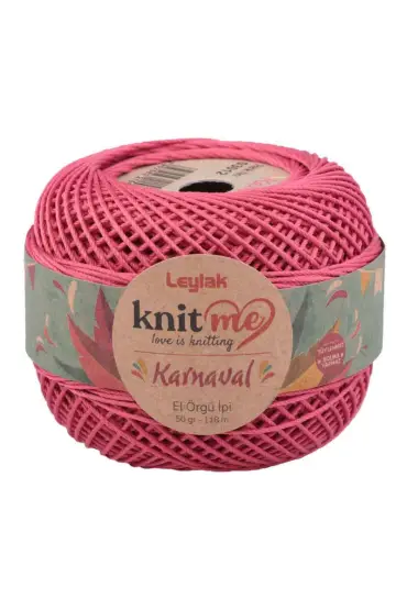 Knit me Karnaval El Örgü İpi Pembe 03012 50 gr.