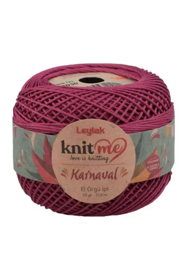 Knit me Karnaval El Örgü İpi Vişne Çürüğü 00030 50 gr.