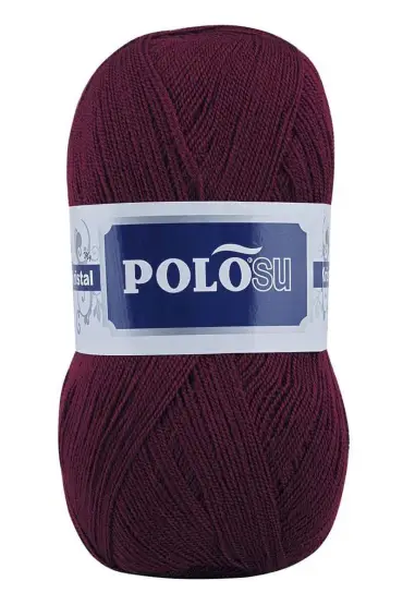 Polosu My Kristal El Örgü İpi Bordo 158