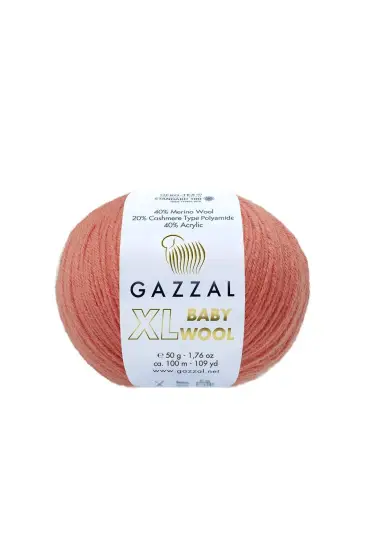 Gazzal Baby Wool XL El Örgü İpi | Mercan 819