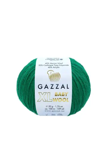 Gazzal Baby Wool XL El Örgü İpi | Koyu Yeşil 814