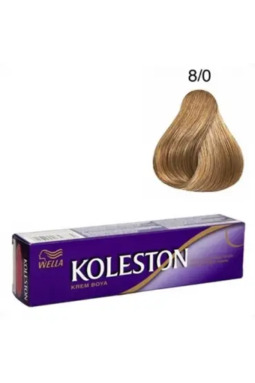 Koleston Tüp Boya  8/0 Açık Kumral + Sıvı oksidan