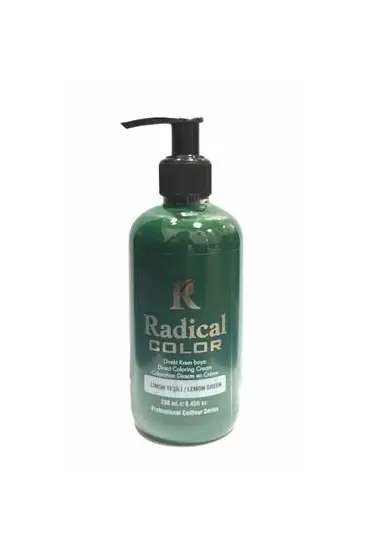 Radical Color Su Bazlı Saç Boyası 250 ml Limon Yeşili  x 2 Adet