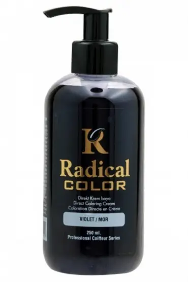 Radical Color Su Bazlı Saç Boyası 250 ml Mor x 4 Adet