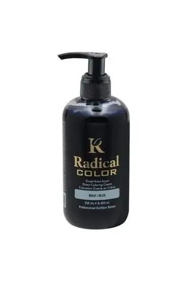 Radical Color Su Bazlı Saç Boyası 250 ml Mavi x 4 Adet