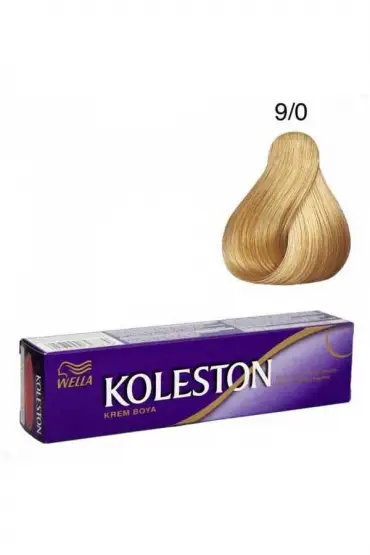 Koleston Tüp Boya  9/0 Sarı  x 2 Adet + Sıvı Oksidan 2 Adet