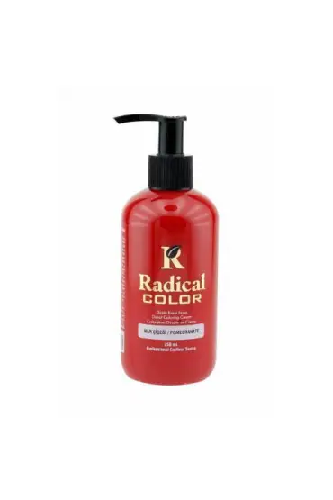 Radical Color Su Bazlı Saç Boyası 250 ml Nar Cıcegi x 4 Adet