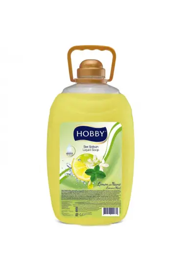 Hobby Sıvı Sabun Limon Nane 3 LT x 4 Adet