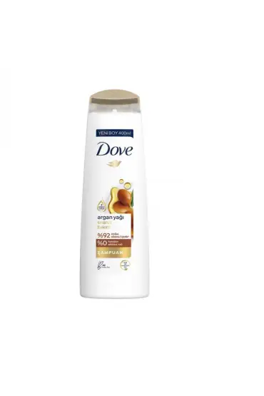 Dove Şampuan Argan Yağı 400 ml x 6 Adet