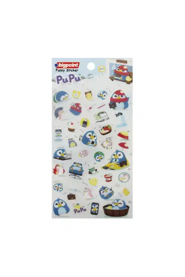 Bigpoint Sticker Penguen Pupu 15'li Paket