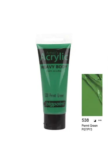 Bigpoint Akrilik Boya 75 ml Permt Green 538