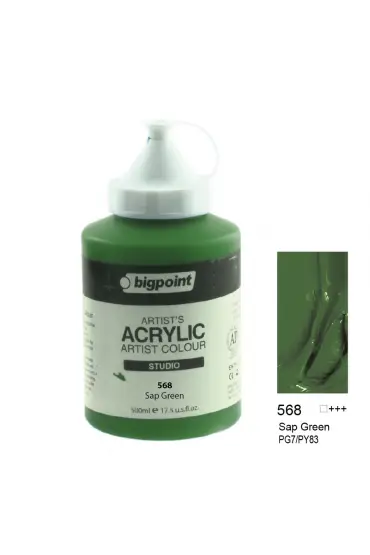 Bigpoint Akrilik Boya 500 ml Sap Green 568