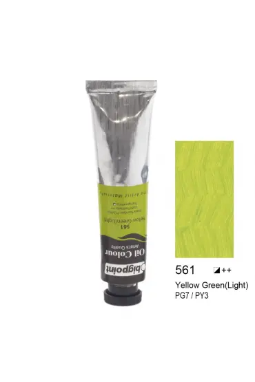 Bigpoint Yağlı Boya 45 ml Yellow Green Light 561 6'lı Kutu