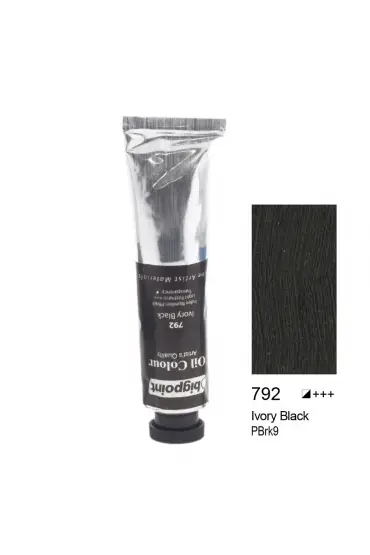 Bigpoint Yağlı Boya 45 ml Ivory Black 792 6'lı Kutu