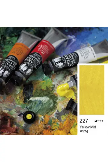 Bigpoint Cezanne Extra Fine Yağlı Boya 45 ml Yellow Mid 227 6'lı Kutu